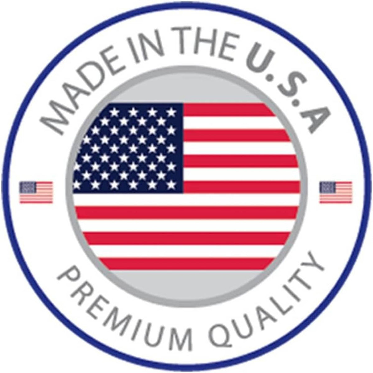 Made in the U.S.A. premium quality seal badge