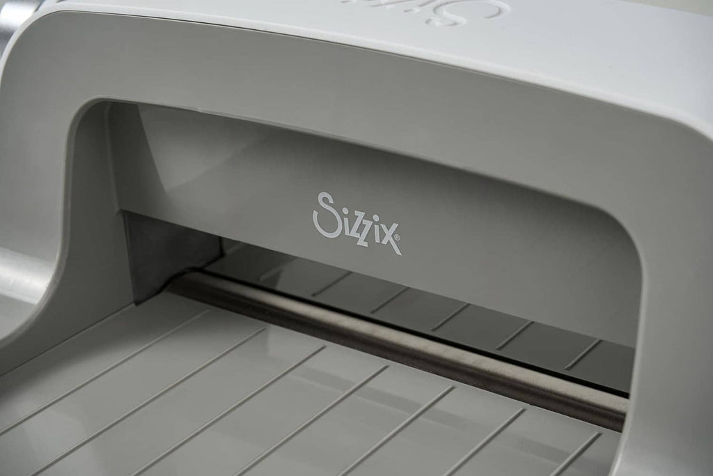 Interior view of Sizzix Big Shot die-cutting channel with front rollers