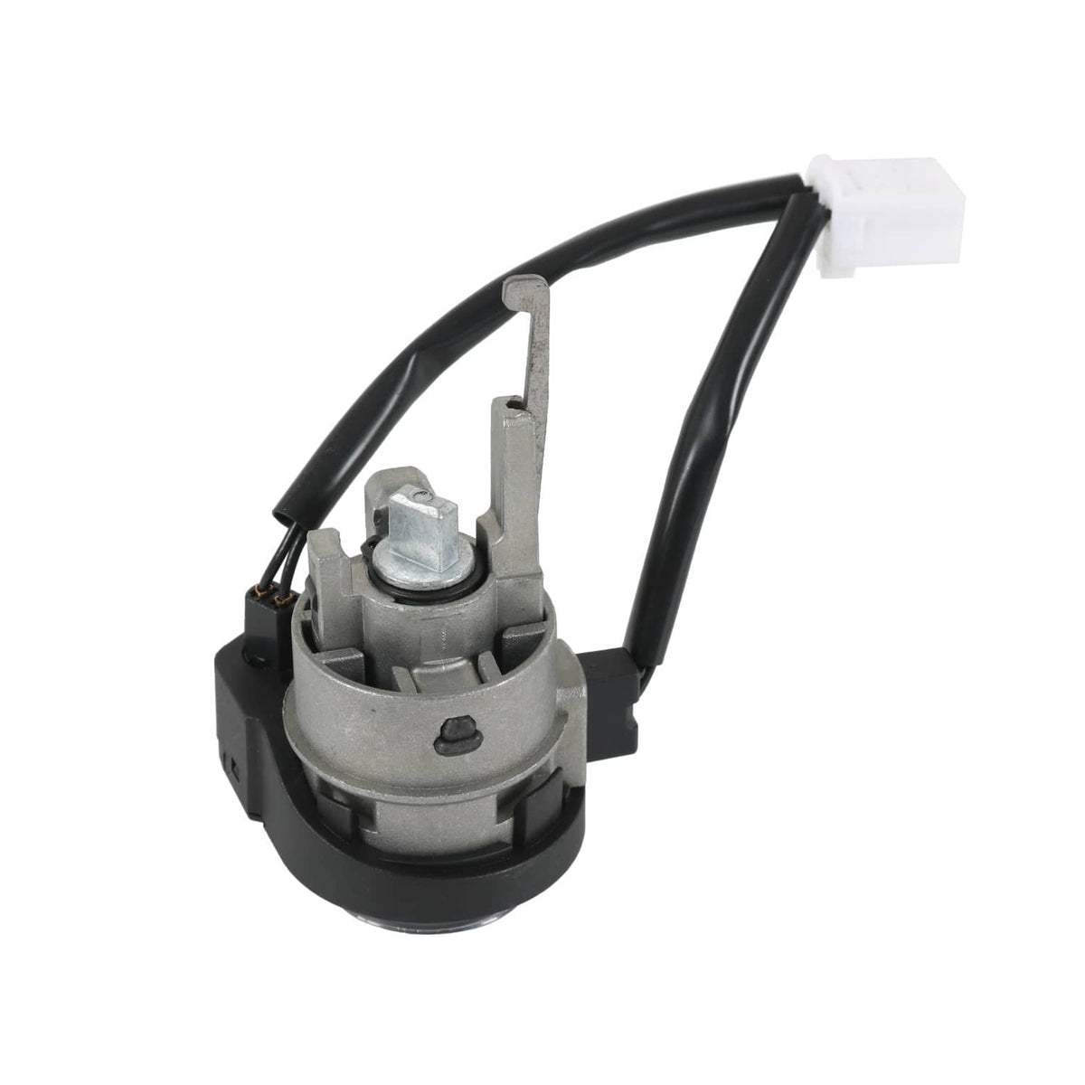 Ignition lock cylinder switch housing with black wire harness