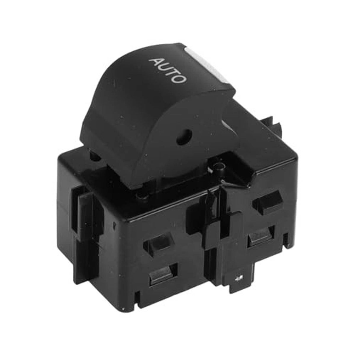 Black power window switch with AUTO label and visible side connectors