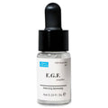 EGF amplifier serum bottle with black dropper cap, clear liquid, 0.33 fl oz