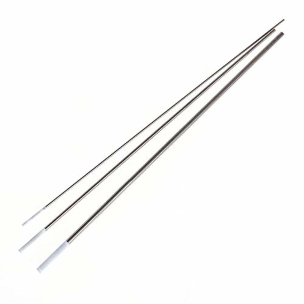 Two long stainless electrode rods for TIG welding torch consumables kit