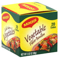 Maggi vegetable flavor bouillon cube box, 20 cubes, net wt 2.82 oz (80g)