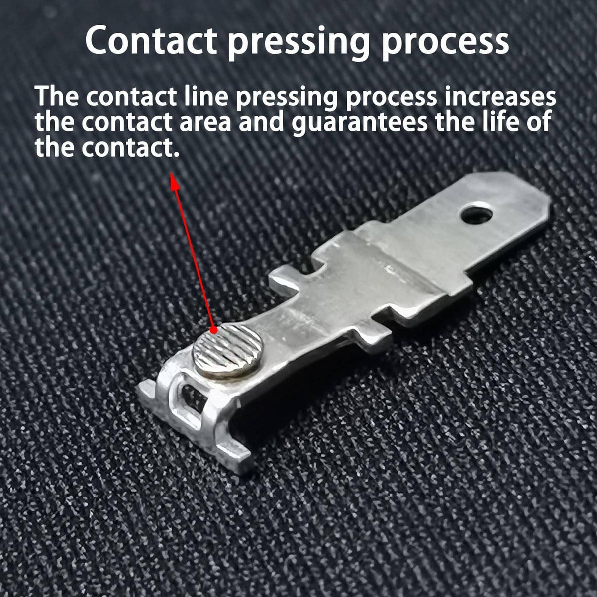 Microwave door switch contact assembly with silver metal snap-action contact piece