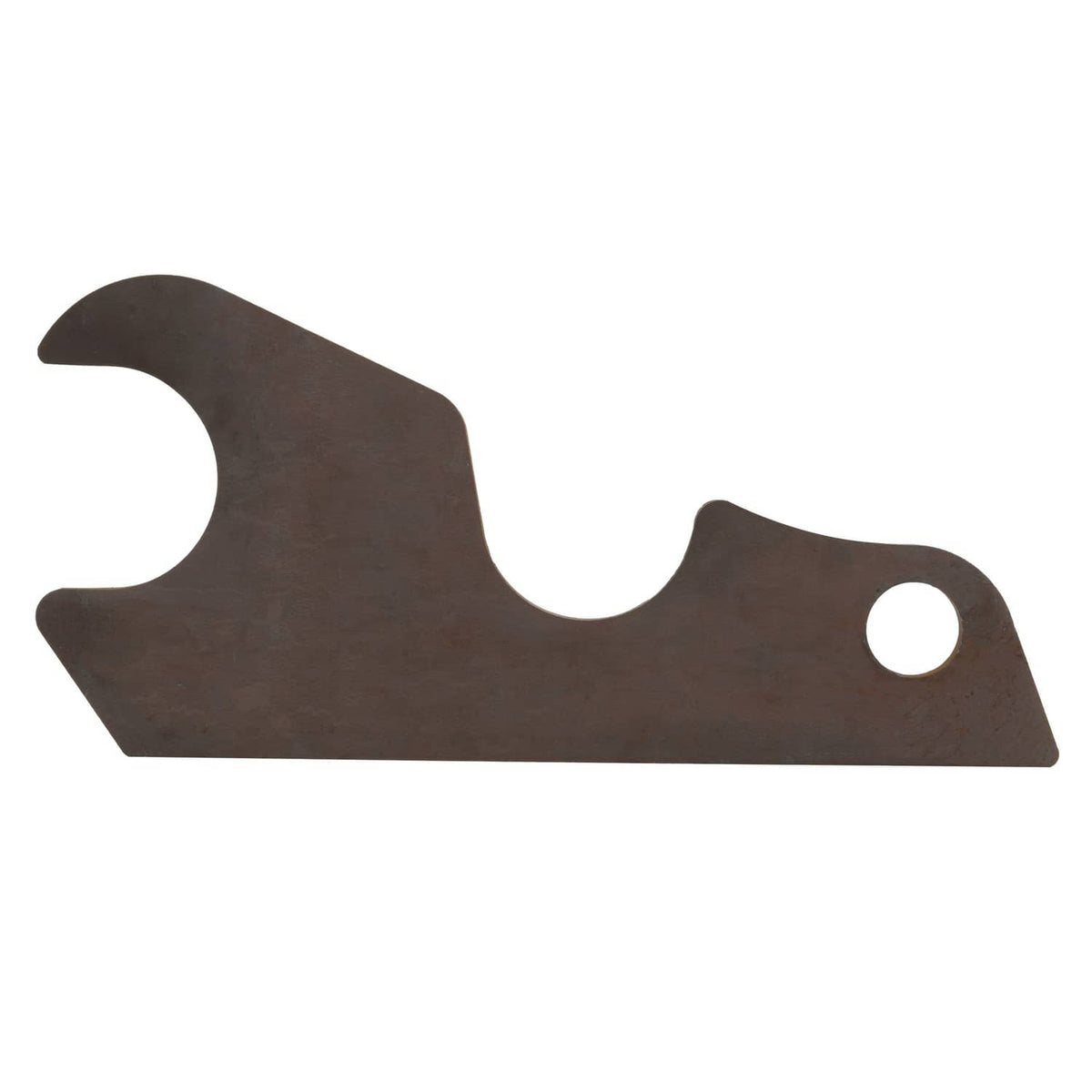 Bucket ears mounting bracket with one round pin hole, brown steel plate
