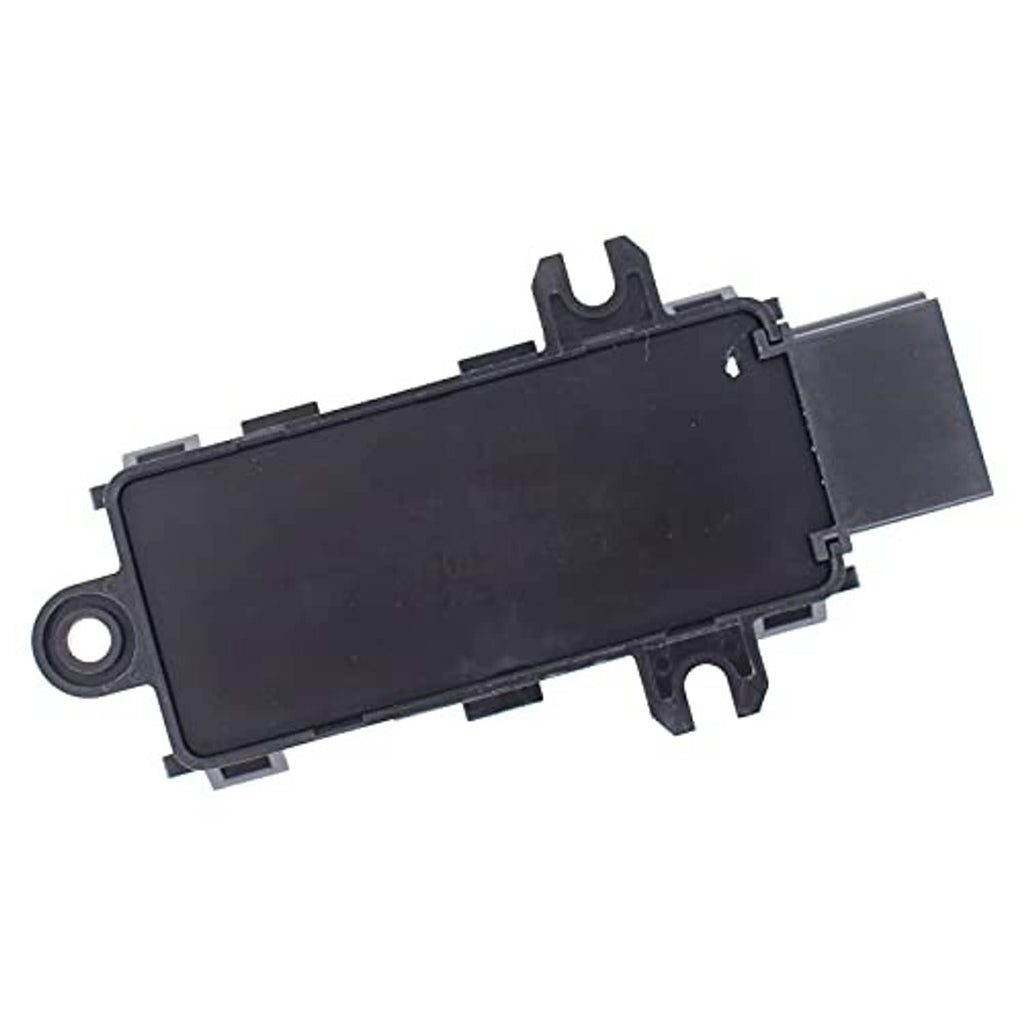 Black 6-way seat switch base plate with mounting points and side holes