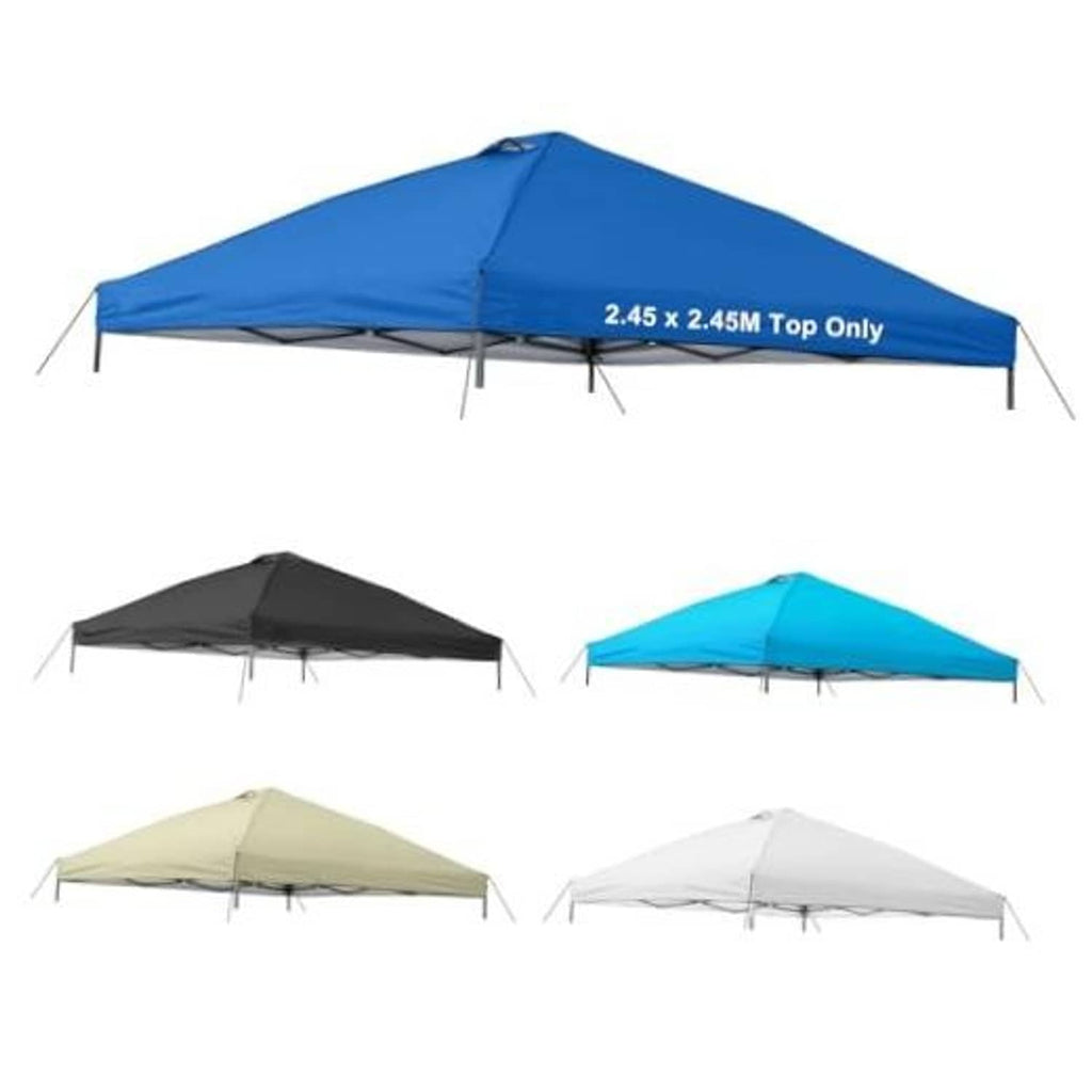 Blue 8x8 canopy replacement top cover, top only, waterproof pop-up tent cover