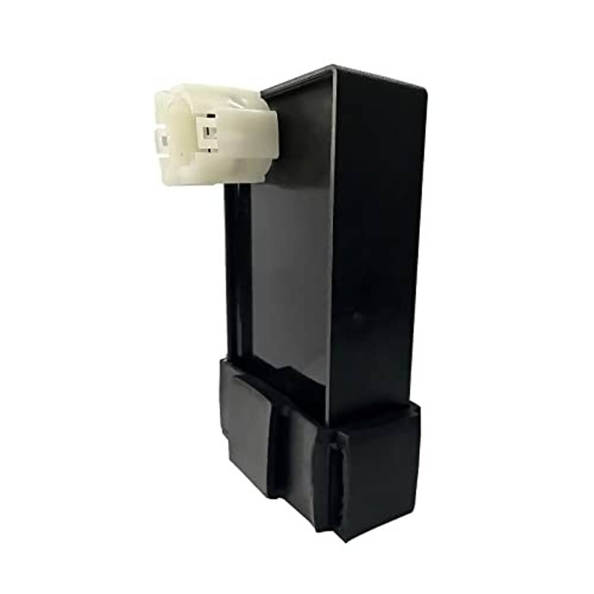 Ignition control module CDI box with black body and left-side white connector