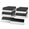Mini vinyl squeegee tool set with dark-black rubber edge and white felt backing