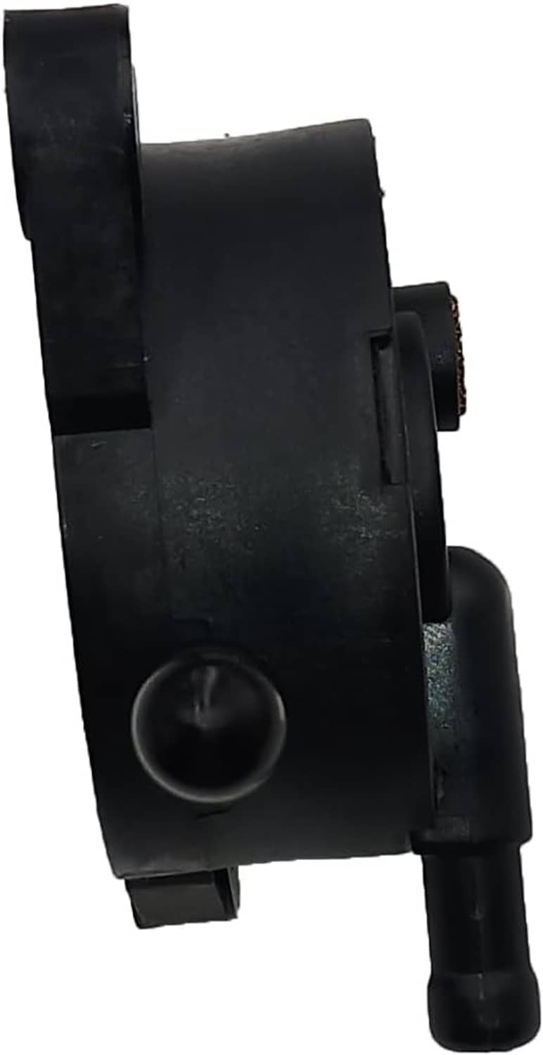 Fuel pump module cover with black outlet hose fitting