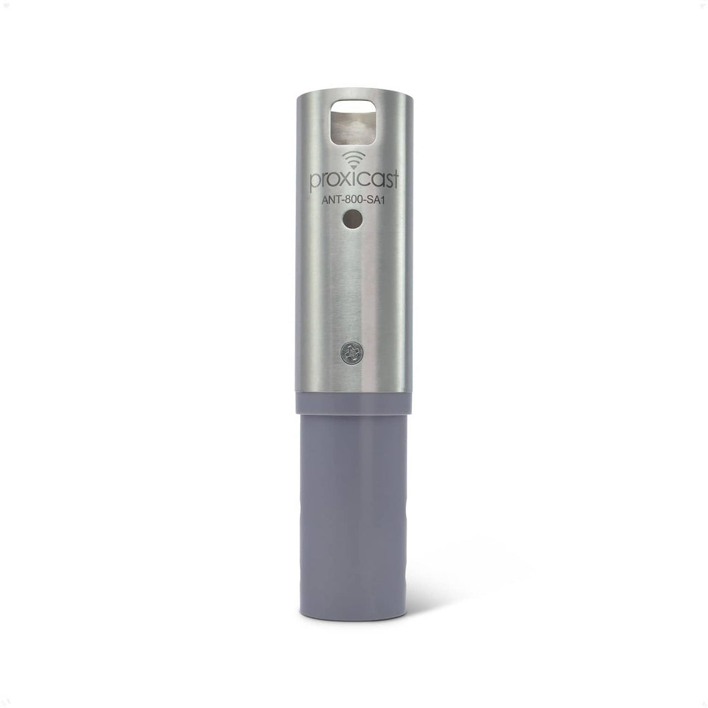 Starlink antenna adapter pole mount, brushed metal top and gray cylindrical body