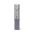 Starlink antenna adapter pole mount, brushed metal top and gray cylindrical body