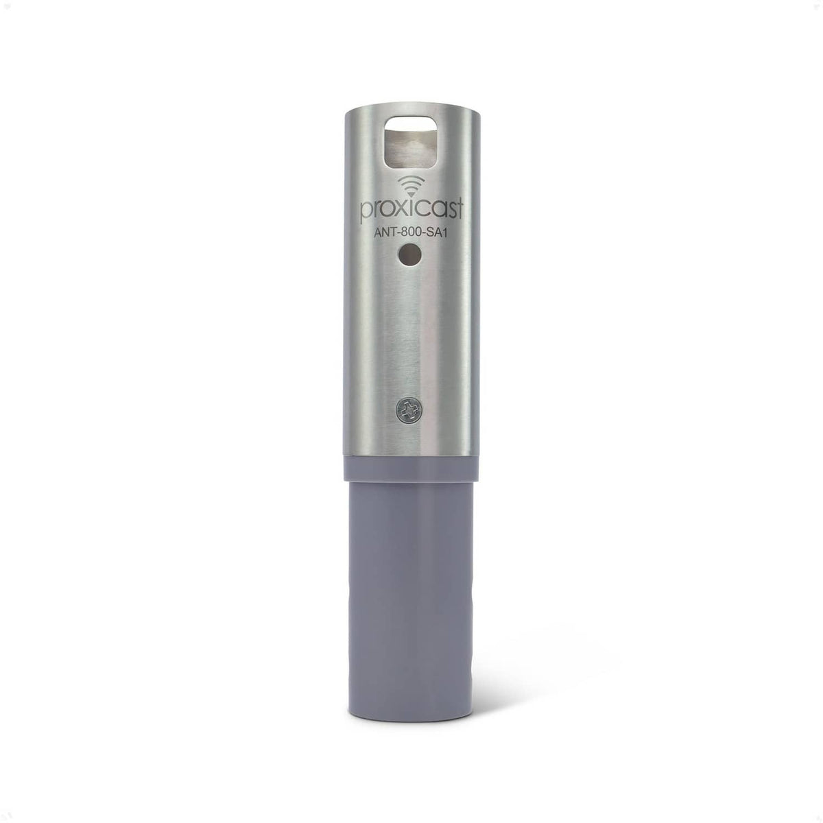 Starlink antenna adapter pole mount, brushed metal top and gray cylindrical body