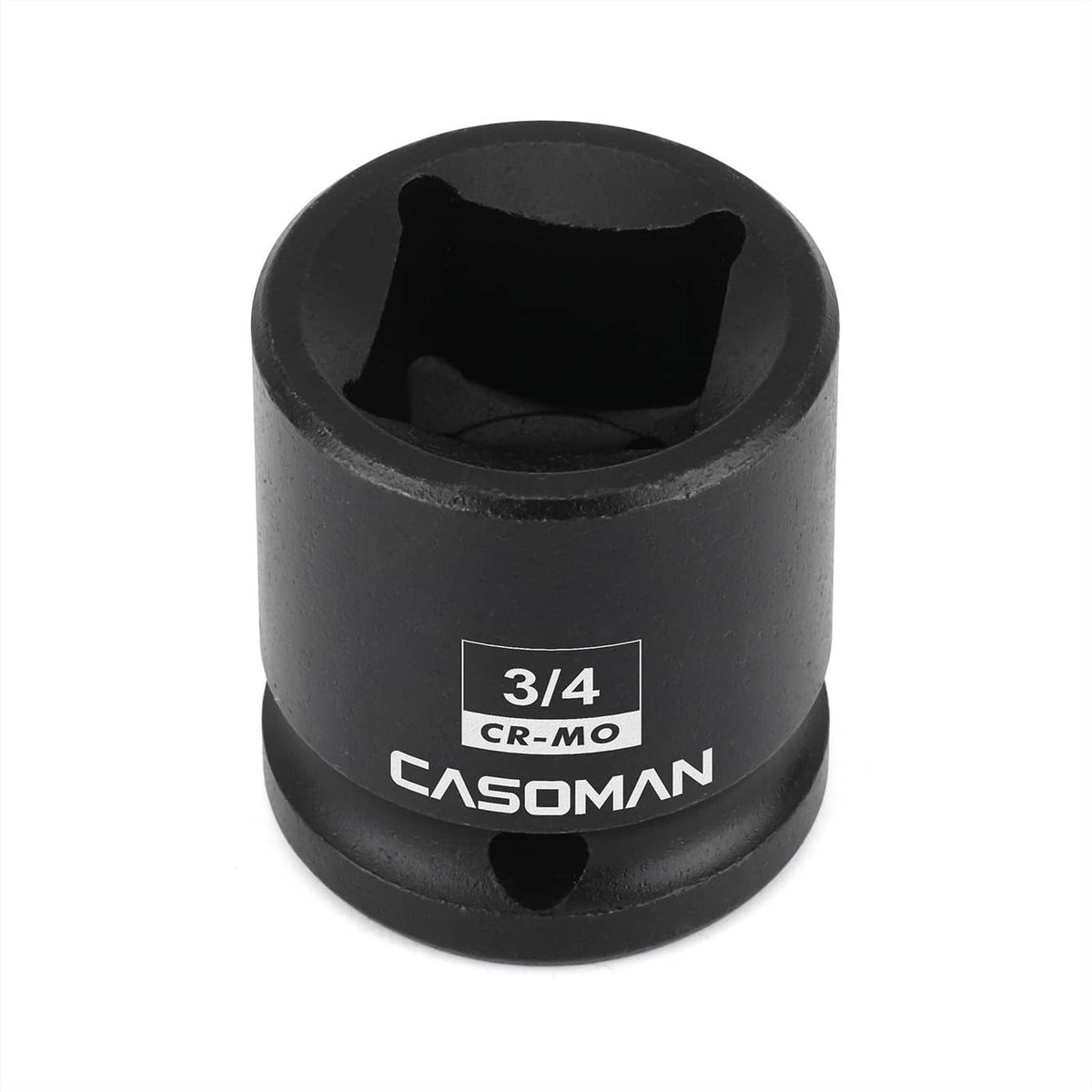 3/4 in drive 4-point impact socket, black phosphate finish, CR-MO marking