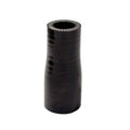 Straight rubber hose coupler reducer, black, 19–25mm (3/4" to 1")