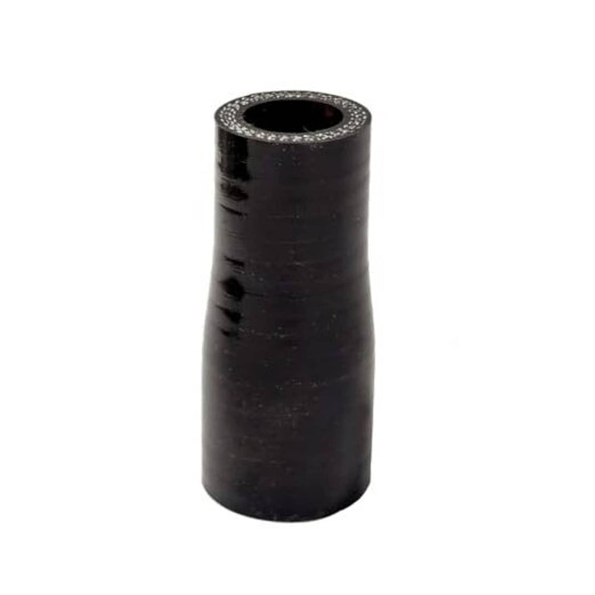 Straight rubber hose coupler reducer, black, 19–25mm (3/4" to 1")