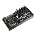 PWM fan speed controller board with knob and multiple 4-pin fan headers