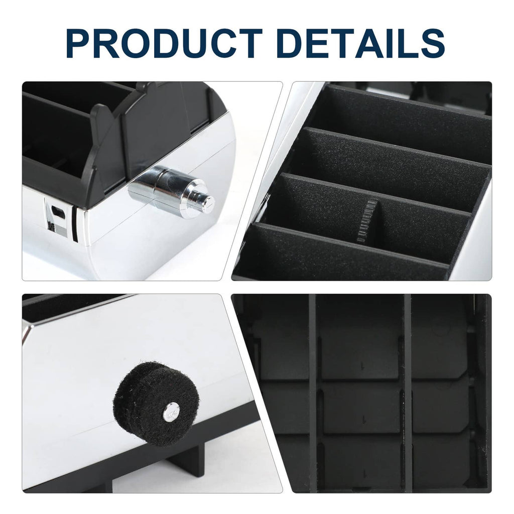 A/C dash vent set details: silver housing, black slat grille, and side mounting hardware close-up.