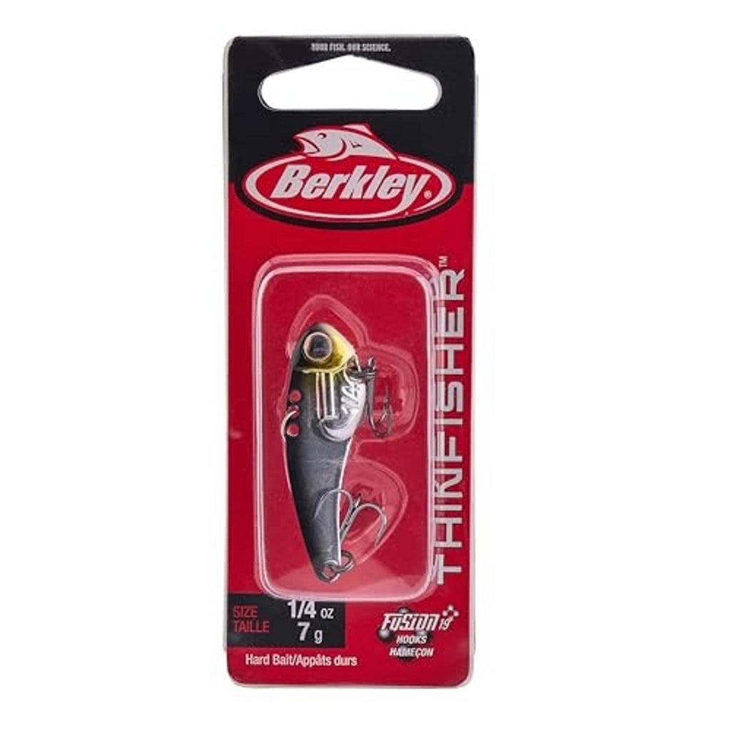 Berkley Fusion19 blade bait package, black-silver lure 1/4 oz (7 g)
