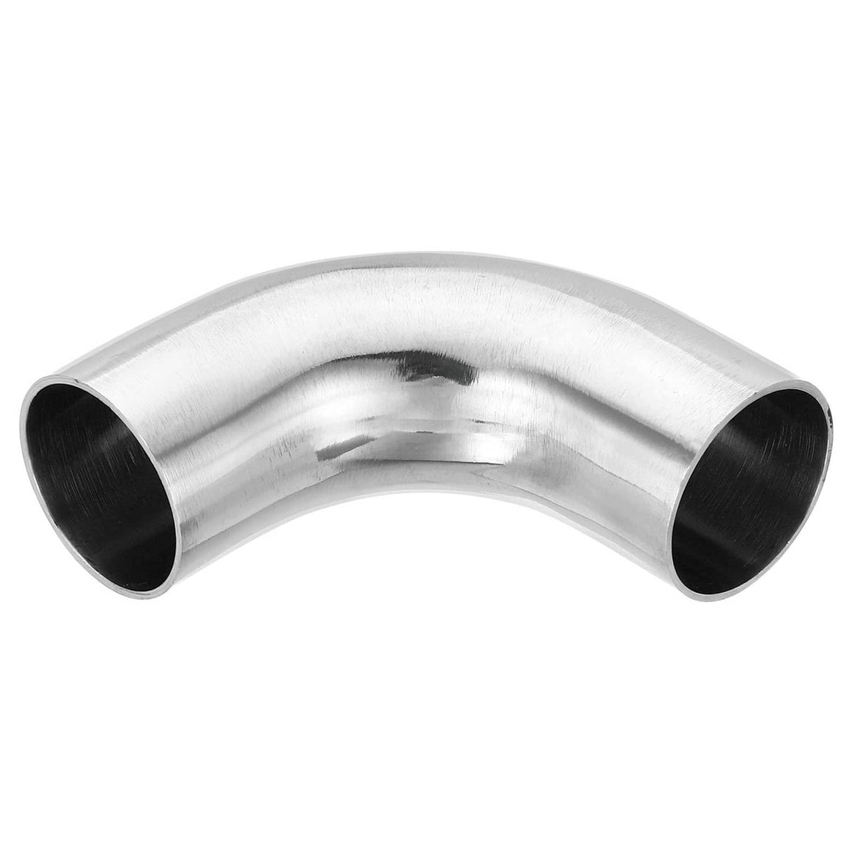 90-degree stainless steel exhaust elbow pipe with two open ends