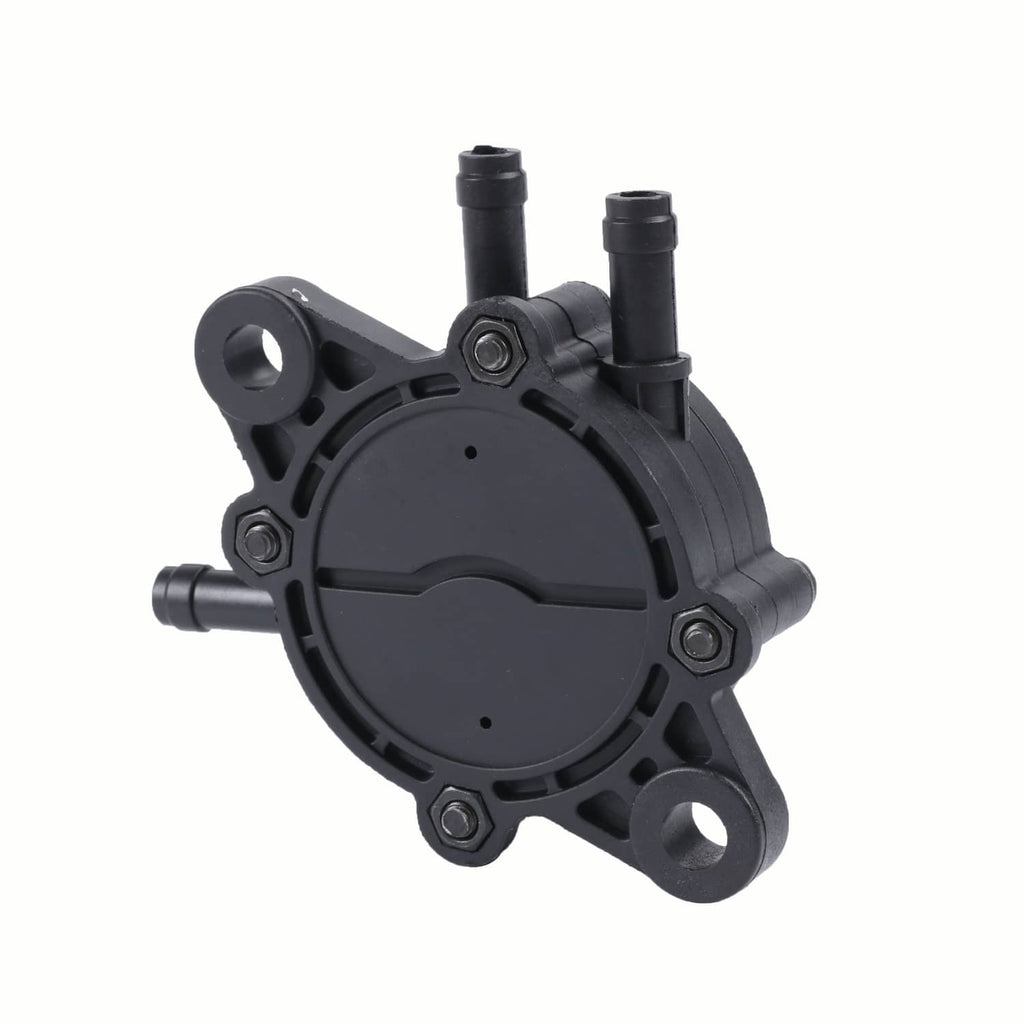 Gas fuel pump with dual ports, black plastic diaphragm housing