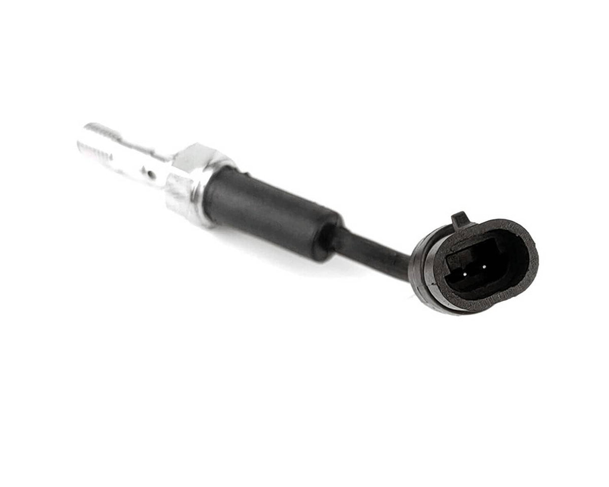 Brake pressure switch with black connector plug and metal sensor tip