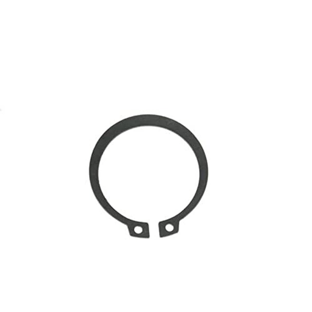 Upper ball joint retaining ring, black rubber, with two mounting tabs