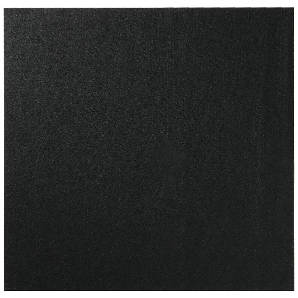 Square carpet tile with dark woven texture, flat surface