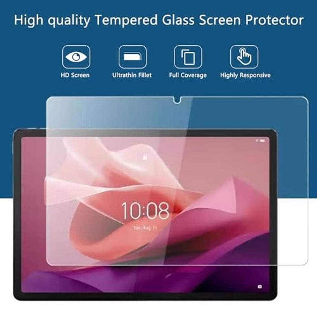 Tempered glass screen protector set, HD clarity, ultrathin full coverage.