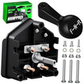 Forward-reverse switch assembly with black handle, copper terminals, and mounting screws.