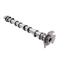 Intake camshaft assembly with circular flange and polished metal shaft