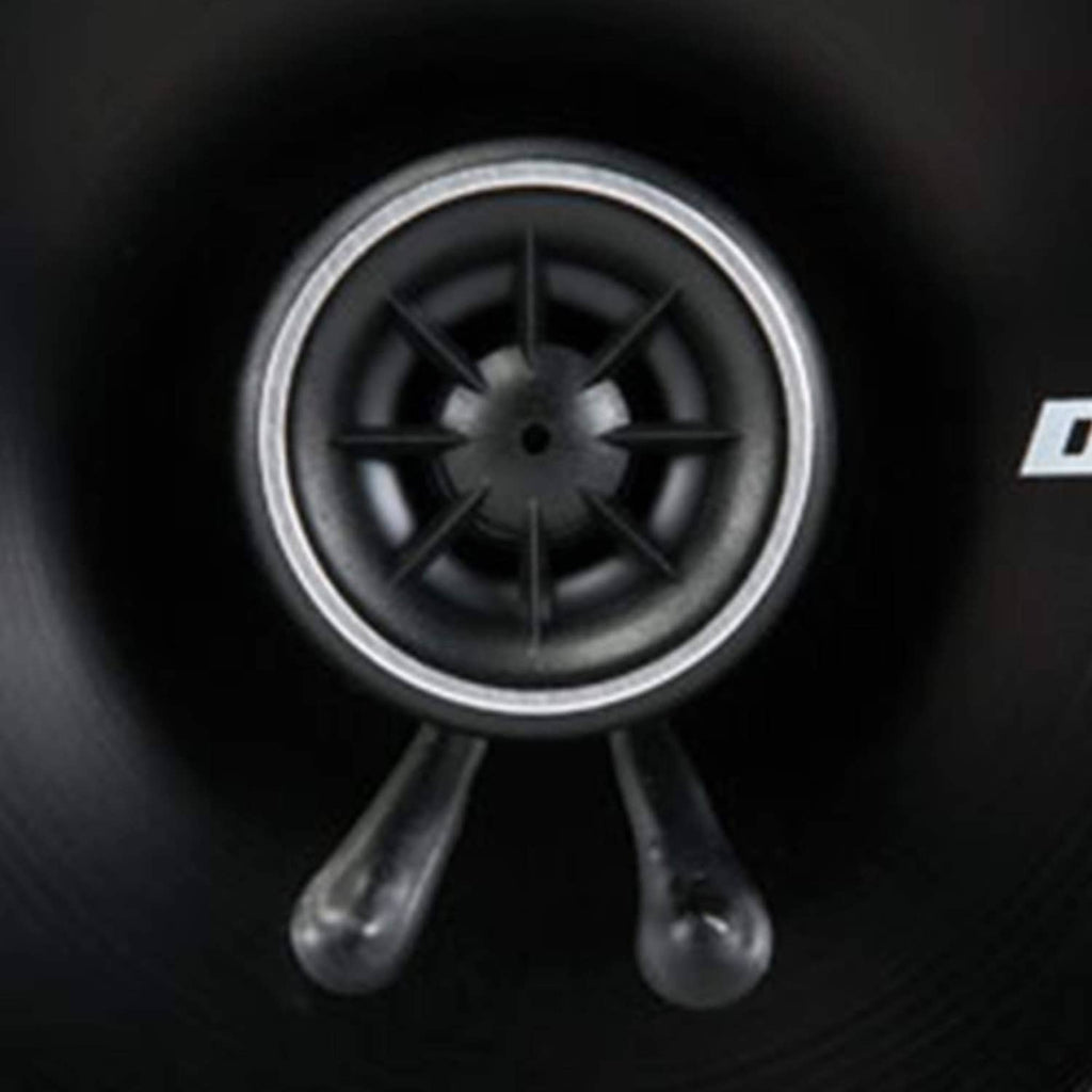 6.5-inch coaxial speaker tweeter close-up, black driver with silver outer ring
