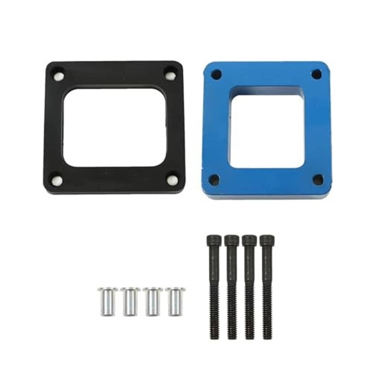 Short throw shifter kit plates: black and blue plates with bolt set