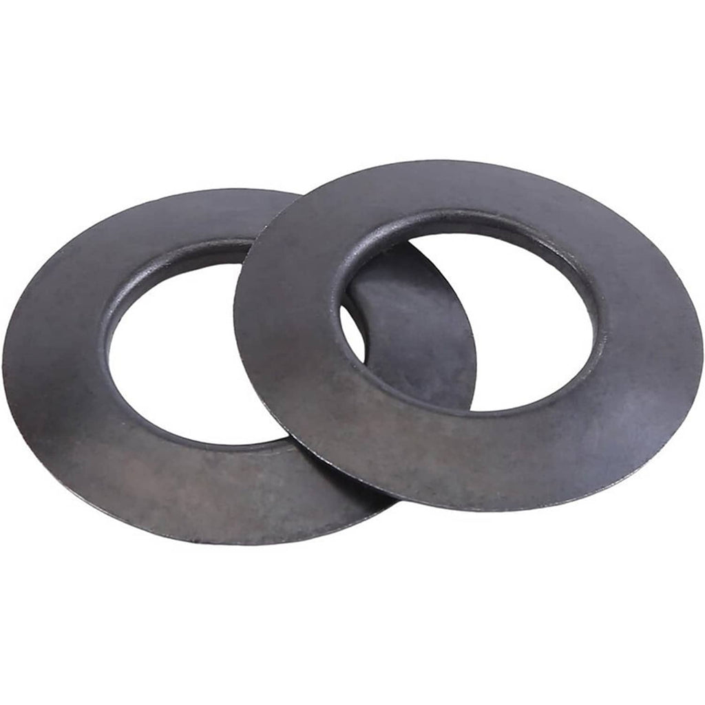 Two metal washers with center holes, stacked for differential clutch pack kit