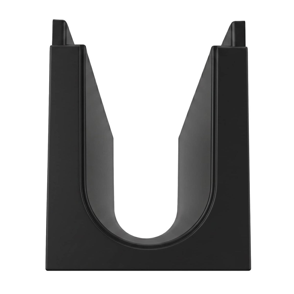 HDPE linear drainage channel in dark gray, U-shaped opening