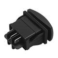 Black golf cart forward/reverse switch module with curved lever and 3-pin plug