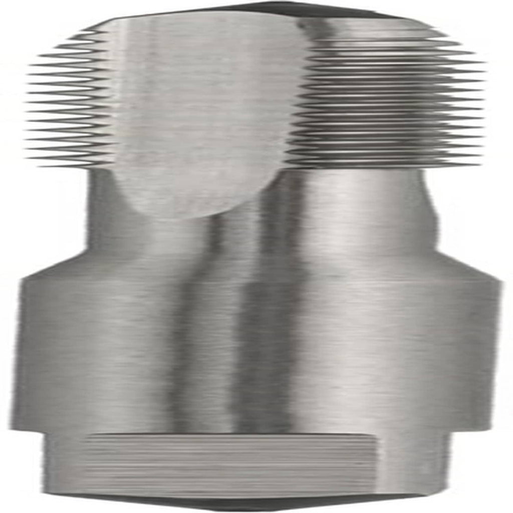 HSS metric machine tap with threaded head and square shank end
