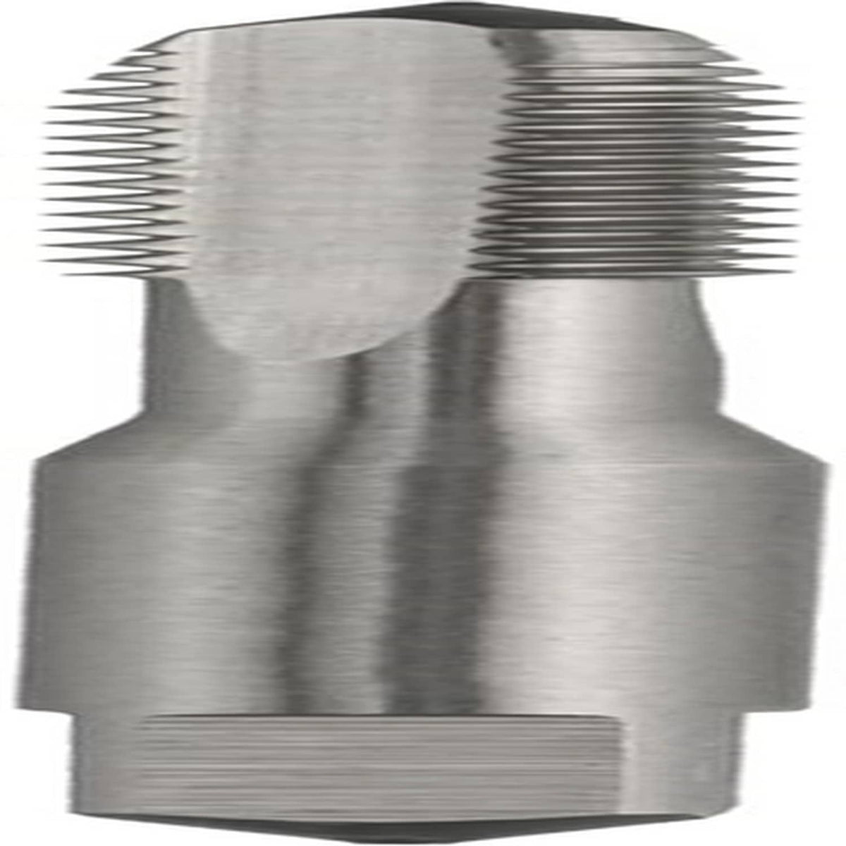 HSS metric machine tap with threaded head and square shank end