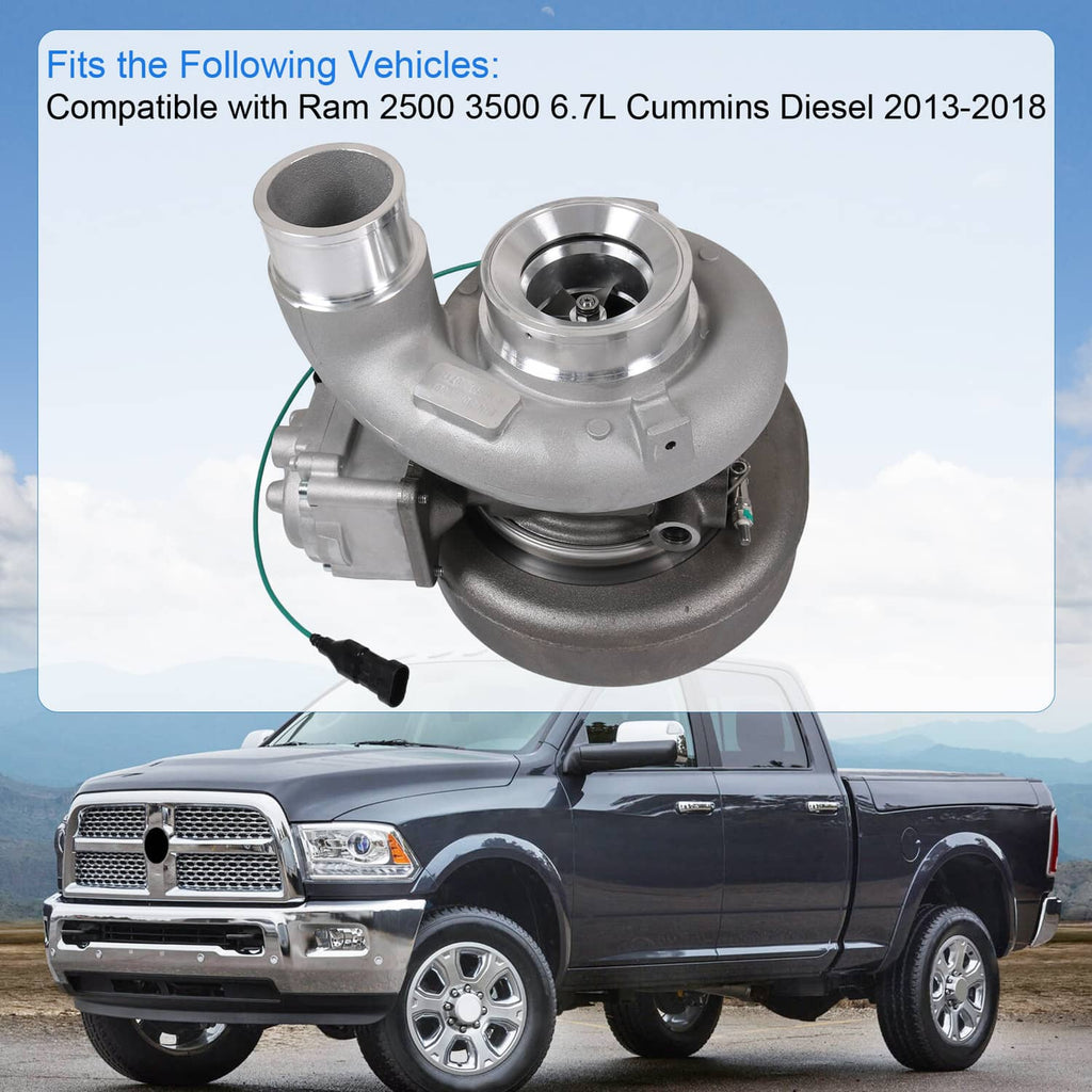 Turbocharger mounted assembly with silver compressor housing and inlet pipe