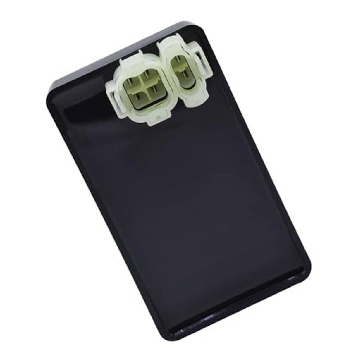 Ignition CDI box with side dual connectors, dark housing