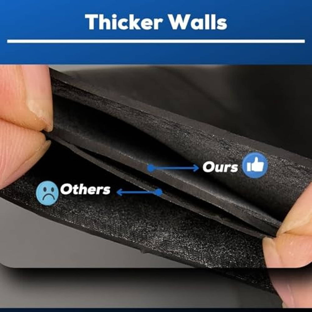 Inner tube cross-section showing thicker walls and reinforced material
