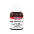 Birchwood Casey Rusty Walnut wood stain, water-based liquid in bottle