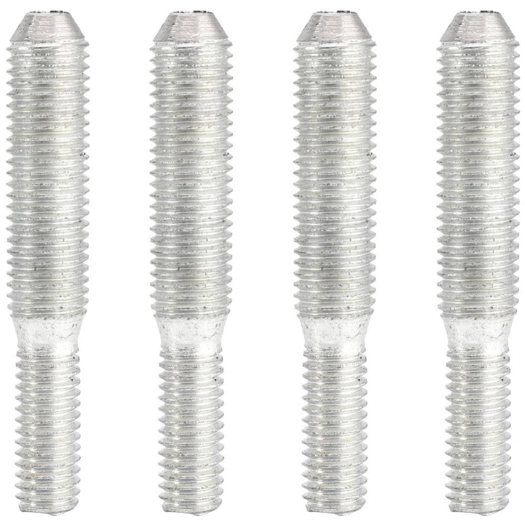 Set of four threaded bolts with zinc finish for rear differential viscous coupling
