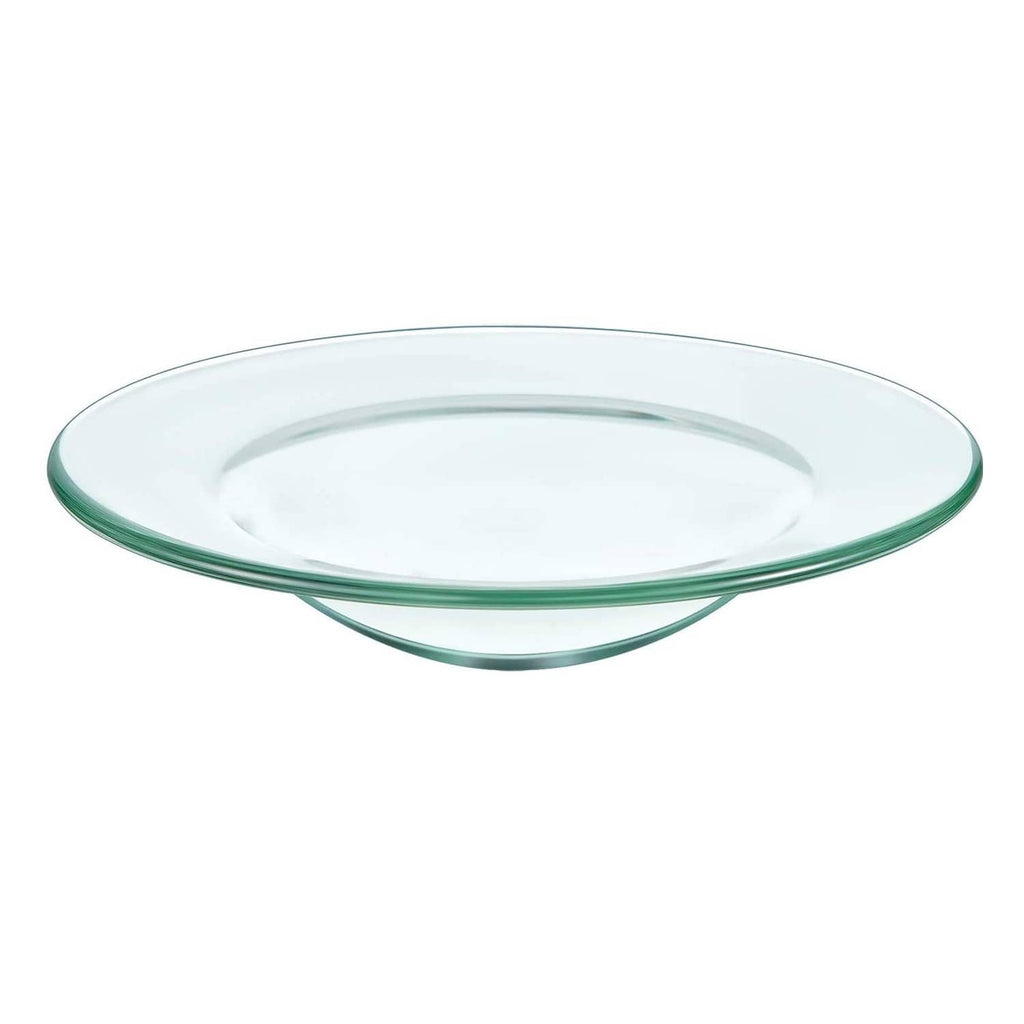 Round clear glass liner dish for oil warmer wax melt