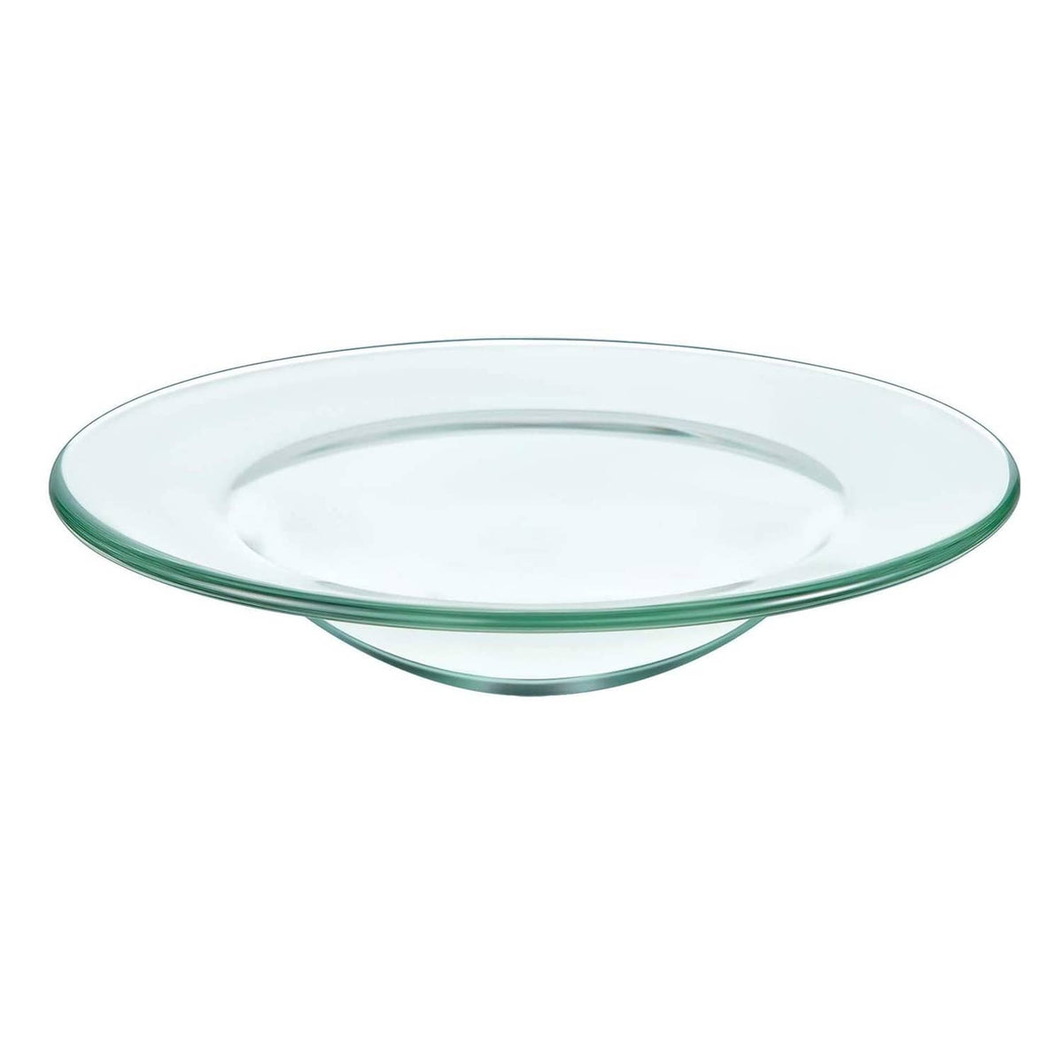Round clear glass liner dish for oil warmer wax melt