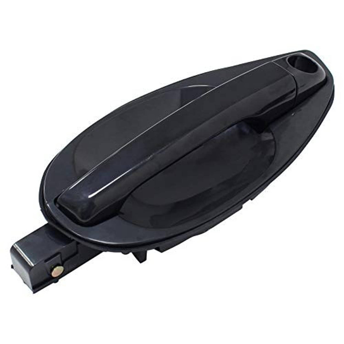 Door handle assembly, black exterior handle with key cylinder access