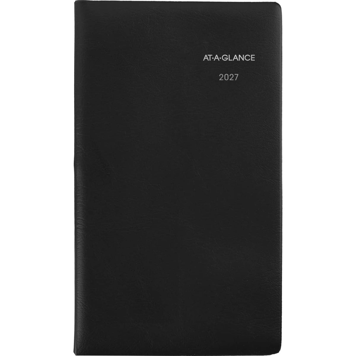 Black AT-A-GLANCE 2027 planner cover with centered AT-A-GLANCE lettering