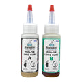 Golf epoxy bottles A and B with red caps, labeled PRO-FIX Long Cure