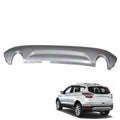 Rear lower bumper cover, silver-gray replacement panel for rear bumper