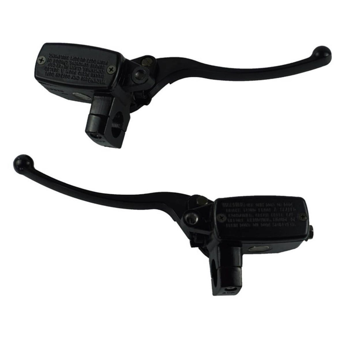 Right hydraulic brake master cylinder lever with black 25mm handlebar clamp